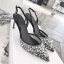 Chic / Beautiful Black Casual Womens Shoes 2019 Leather Sequins Rhinestone 10 cm Stiletto Heels Pointed Toe High Heels