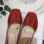 Elegant Red Prom Patent Leather Snakeskin Print Pumps 2021 Leather 9 cm Stiletto Heels Pointed Toe Pumps High Heels