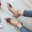 Abordable Noire Soirée Chaussures Femmes 2019 Faux Diamant 5 cm Talons Aiguilles À Bout Pointu Talons Hauts