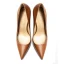 Mode Brun Afton Pumps 2019 Lackläder 12 cm Stilettklackar Spetsiga Pumps