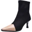 Vintage / Originale Noire Désinvolte Bottes Femme 2020 Cuir 7 cm Talons Aiguilles À Bout Pointu Bottes