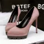 Stilig Kaki Kontors Pumps 2019 Mocka 12 cm Stilettklackar Spetsiga Pumps