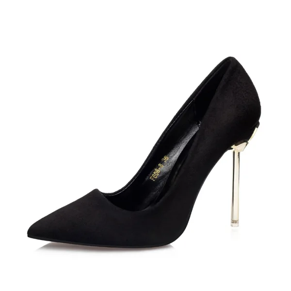 Affordable Red OL Pumps 2020 Suede 10 cm Stiletto Heels Pointed Toe Pumps