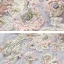 Elegant Grey Evening Dresses  2020 A-Line / Princess V-Neck Pearl Rhinestone Lace Flower Short Sleeve Backless Floor-Length / Long Formal Dresses