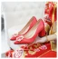 Edles Champagner Satin Brautschuhe 2020 Perle Strass 9 cm Thick Heels Spitzschuh Hochzeit Pumps