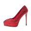 Affordable Silver Evening Party Pumps 2020 Sequins 12 cm Stiletto Heels Pointed Toe Pumps