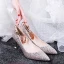 Scintillantes Or Rose Paillettes Chaussure De Mariée 2020 8 cm Talons Aiguilles À Bout Pointu Mariage Escarpins