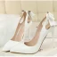 Schön Nude Datierung Schleife Pumps 2020 Lackleder 10 cm Stilettos Spitzschuh Pumps