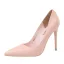 Schlicht Rosa Strassenmode Pumps 2020 10 cm Stilettos Spitzschuh Pumps