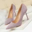 Chic / Belle Noire Désinvolte Daim Escarpins 2020 9 cm Talons Aiguilles À Bout Pointu Escarpins