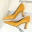 Modest / Simple Red Street Wear Pumps 2020 Snakeskin Print 7 cm Stiletto Heels Pointed Toe Pumps