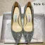 Scintillantes Doré Cuir Chaussure De Mariée 2020 Paillettes 9 cm Talons Aiguilles À Bout Pointu Escarpins