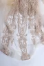 Luxe Élégant Beige Fait main Robe De Soirée 2020 Princesse U-Cou Perlage Gland Cristal Faux Diamant En Dentelle Fleur Sans Manches Dos Nu Train De Balayage Robe De Ceremonie