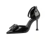 Abordable Argenté Soirée Chaussures Femmes 2020 Bride Cheville 9 cm Talons Aiguilles À Bout Pointu Talons Hauts