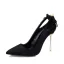 Prisvärd Röd Casual Mocka Pumps 2020 10 cm Stilettklackar Spetsiga Pumps