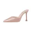 Affordable Beige Casual Womens Sandals 2020 9 cm Stiletto Heels Pointed Toe Sandals