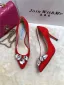 Stijlvolle Zilveren Avond Rhinestone Pumps 2020 Leer Pailletten 8 cm Naaldhakken / Stiletto Spitse Neus Pumps
