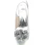 Elegant Champagne Prom Womens Shoes 2020 Satin Appliques 6 cm Stiletto Heels Round Toe Heels