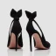 Sexy Black Evening Party Leather Womens Shoes 2020 10 cm Stiletto Heels Pointed Toe Heels