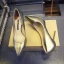 Schöne Beige Freizeit Pumps 2020 Lackleder 8 cm Stilettos Spitzschuh Pumps