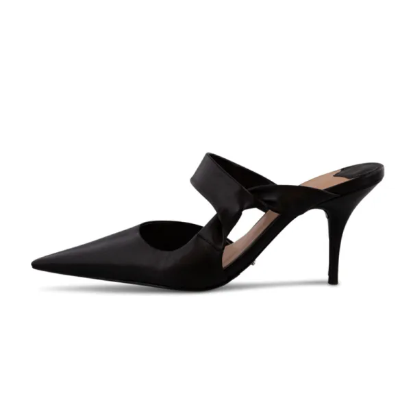 Sencillos Beige Casual Sandalias De Mujer 2020 8 cm Stilettos / Tacones De Aguja Punta Estrecha Sandalias