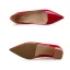 Chic / Beautiful Nude Office OL Pumps 2020 Patent Leather 6 cm Thick Heels Pointed Toe Pumps
