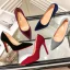 Schlicht Erschwinglich Königliches Blau Büro Wildleder Pumps 2020 10 cm Stilettos Spitzschuh Pumps