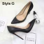 Enkel Hvit PU Gateklær Pumps 2020 12 cm Stiletthæler Spisse Pumps