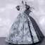 Chic / Belle Gris Robe De Bal 2022 Bustier Gonflée Manches Courtes Paillettes Dos Nu Longue Robe De Ceremonie