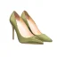 Enkla Gul Casual Pumps 2020 10 cm Stilettklackar Spetsiga Pumps