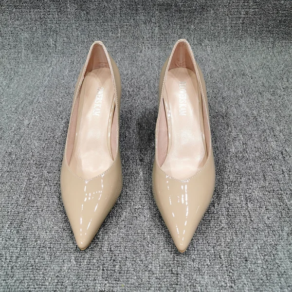 Classy Candy Pink Evening Party Pumps 2020 Leather 7 cm Stiletto Heels Pointed Toe Pumps