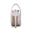 Uroczy Złote Cekiny Slingback Sandały Damskie 2020 11 cm Szpilki Peep Toe Sandały