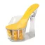Chic / Belle Blanche Jardin / Extérieur Cristal Sandales Femme 2020 17 cm Talons Épais Peep Toes / Bout Ouvert Sandales