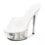Transparent White Rave Club Womens Sandals 2020 14 cm Stiletto Heels Open / Peep Toe Sandals