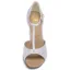 Chic / Beautiful White Prom Latin Dance Shoes 2021 T-Strap 7 cm Stiletto Heels Pointed Toe Womens Sandals High Heels