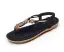 Bohemia Roman Black Beach Slipper & Flip flops 2020 Open / Peep Toe Flat Womens Shoes
