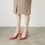 Simple Noire Bureau OL Slingbacks Sandales Femme 2020 10 cm Talons Aiguilles À Bout Pointu Sandales