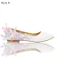 Chic / Beautiful White Wedding Shoes 2018 Leather Butterfly Rhinestone 14 cm Stiletto Heels Round Toe Wedding Pumps