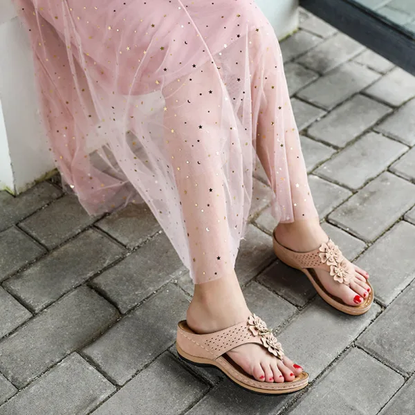 Eenvoudige Zwarte Zomer Strand Pantoffel & Slippers 2020 Peep Toe Platte Damesschoenen