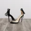 Simple Noire Vêtement de rue Daim Sandales Femme 2020 Bride Cheville 10 cm Talons Aiguilles Peep Toes / Bout Ouvert Sandales