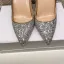 Sparkly Sølv Aften Paljetter Pumps 2020 12 cm Stiletthæler Spisse Pumps