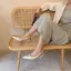 Chic / Belle Noire Slingbacks Vêtement de rue Cuir Sandales Femme 2020 5 cm Talons Aiguilles À Bout Pointu Sandales