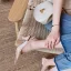 Schöne Beige Slingpumps Büro OL Sandalen Damen 2020 Leder 6 cm Stilettos Spitzschuh Sandaletten