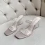 Transparent Sexy Gold Casual Womens Sandals 2020 Rhinestone 6 cm Thick Heels Open / Peep Toe Sandals
