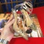 Charmant Gold Abend Niet Sandalen Damen 2020 Knöchelriemen 10 cm Stilettos Spitzschuh Sandaletten