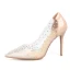 Sexy Gold Abend Strass Pumps 2020 10 cm Stilettos Spitzschuh Pumps