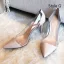 Schöne Schwarz Büro OL Pumps 2020 10 cm Stilettos Lackleder Spitzschuh Pumps