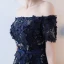 Chic / Beautiful Royal Blue Graduation Dresses 2017 Strapless Lace Appliques Backless Strappy Homecoming A-Line / Princess Party Dresses
