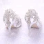 Chic / Beautiful White Wedding Shoes 2017 Pointed Toe PU 9 cm High Heels Beading Rhinestone Wedding Womens Shoes