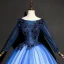 Chic / Beautiful Royal Blue Prom Dresses 2017 Tulle Beading Appliques Ball Gown Prom Backless Formal Dresses